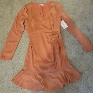 Girly orange dress